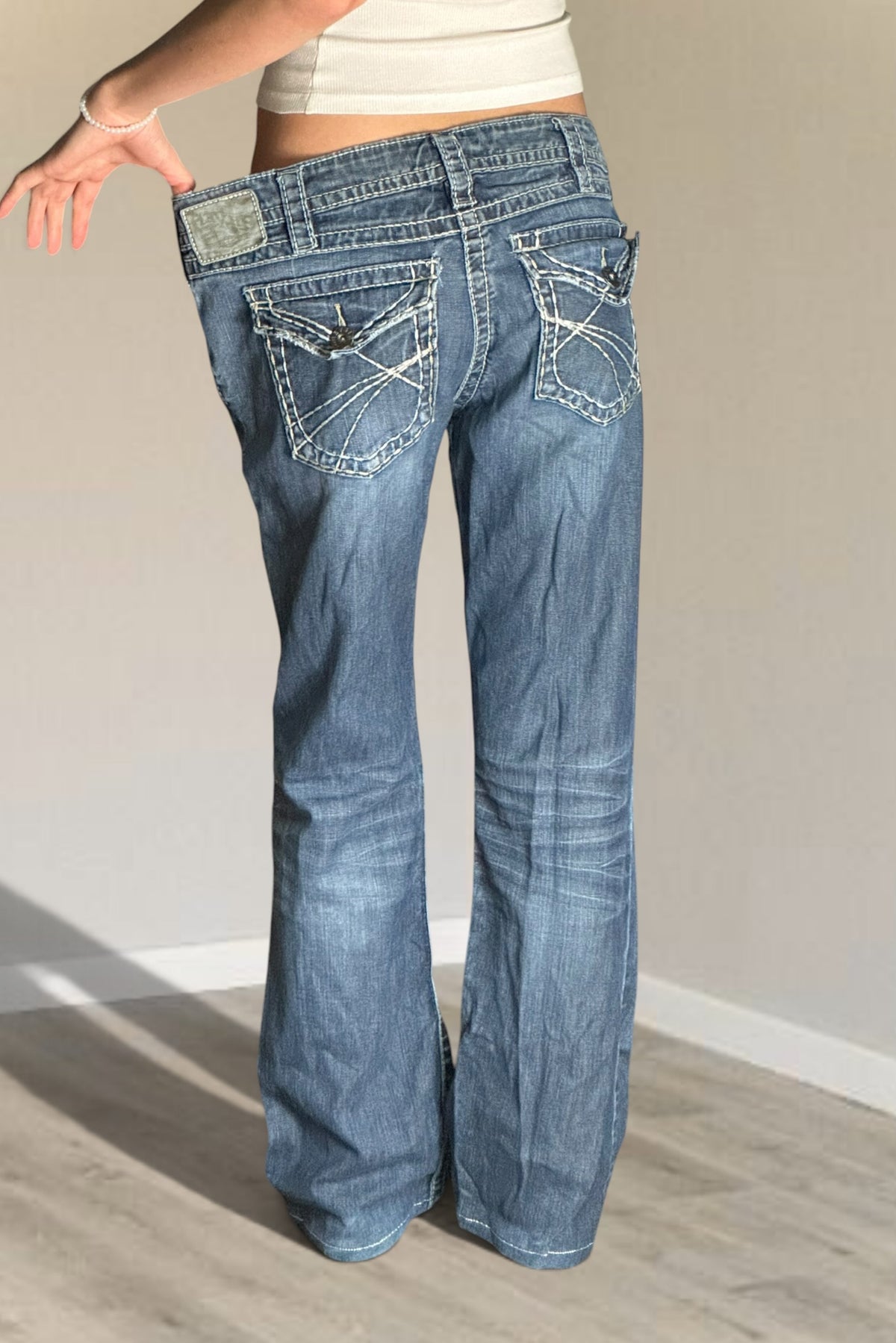 Lågmidjade jeans stl: M/L
