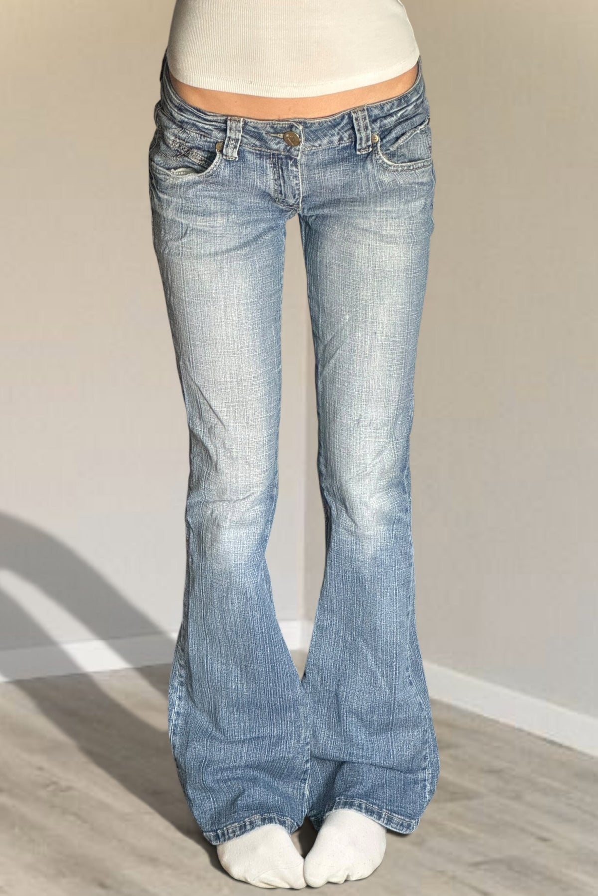 Lågmidjade jeans stl: S