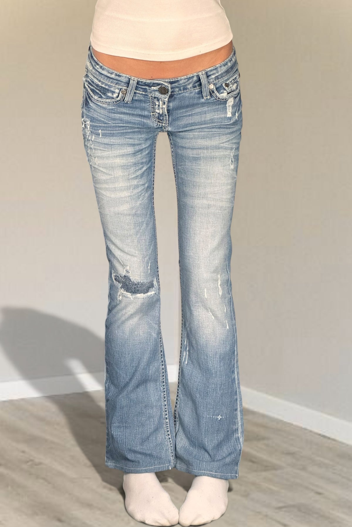 Lågmidjade jeans stl: XS
