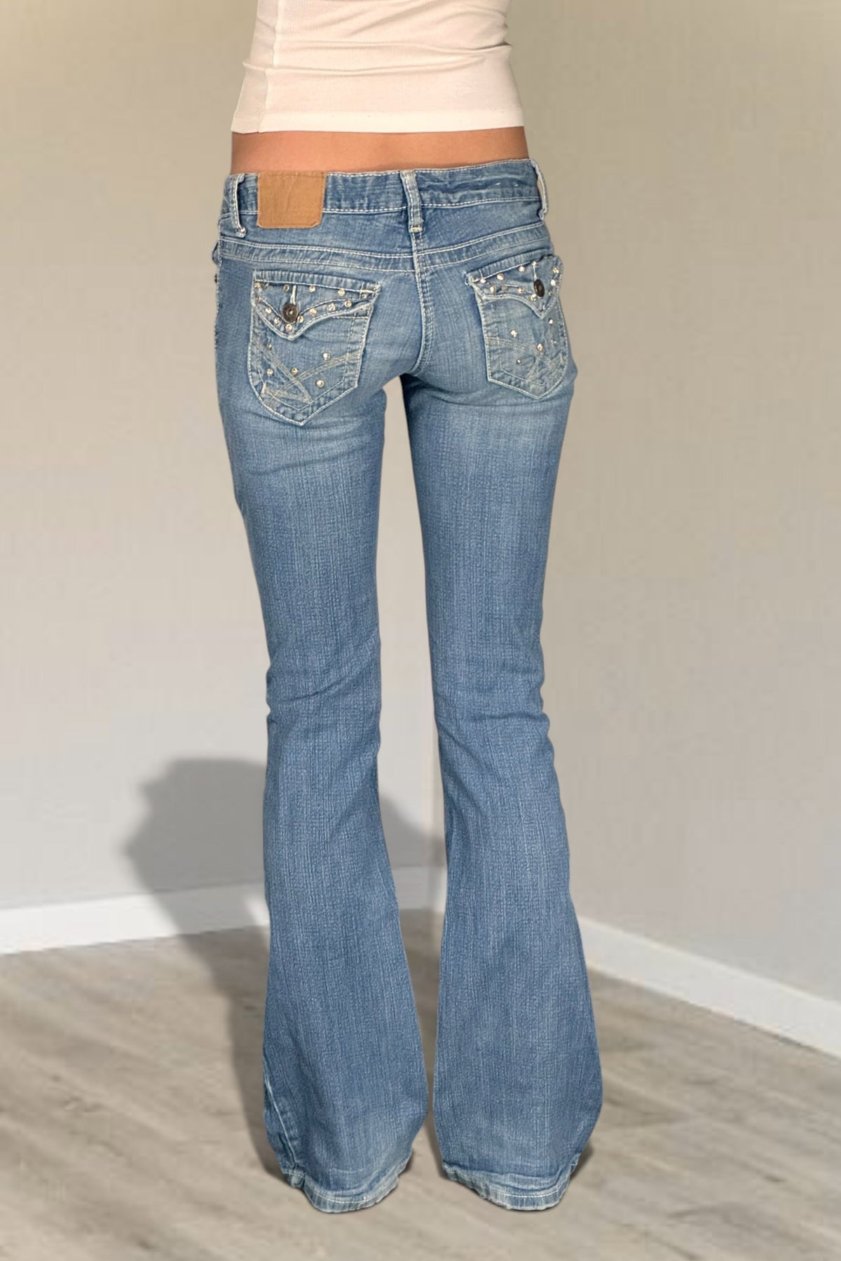 Lågmidjade jeans stl: S