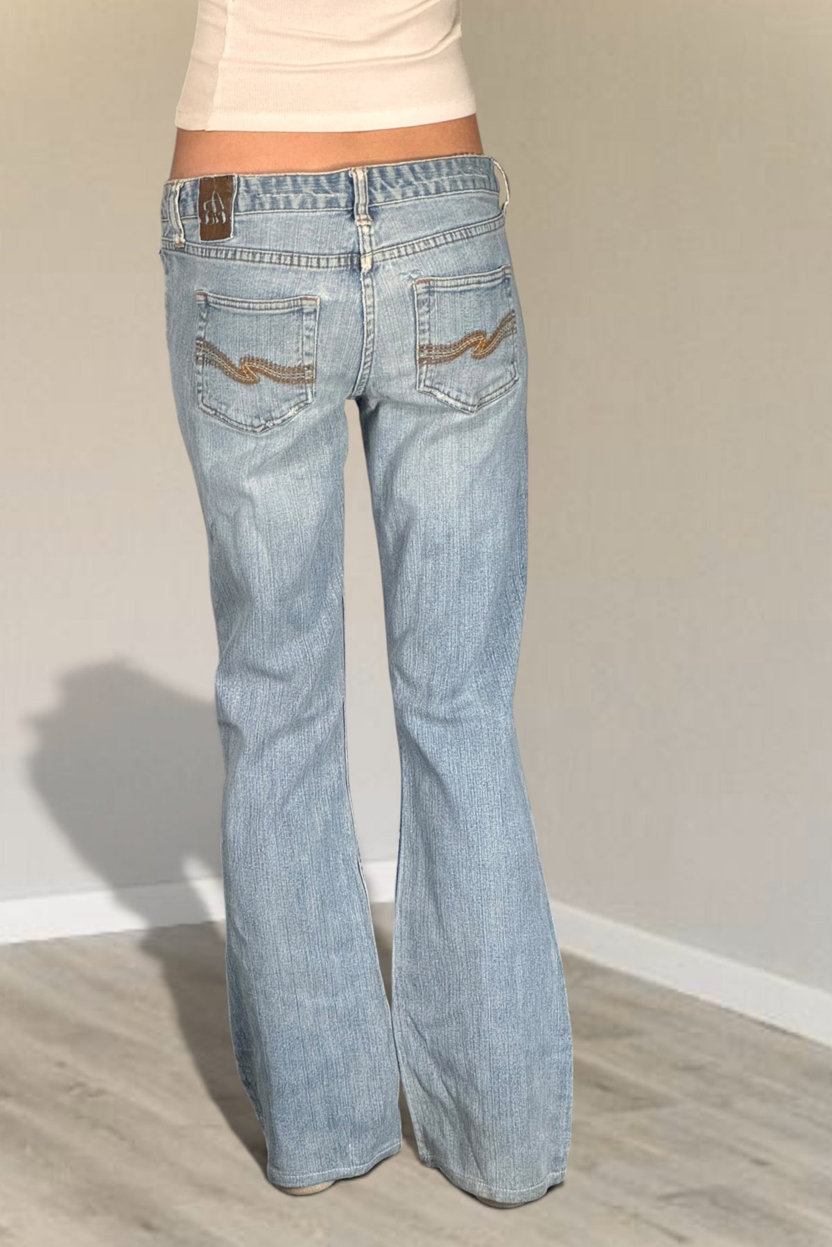Lågmidjade jeans stl: S
