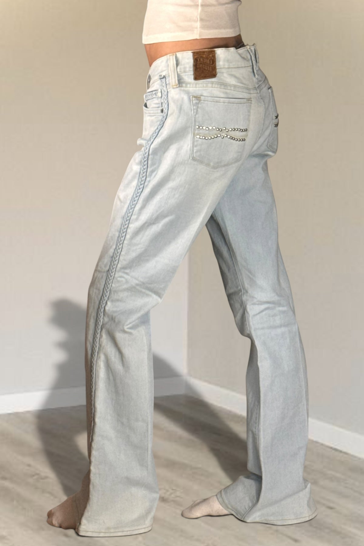 Low-rise jeans size: S/M
