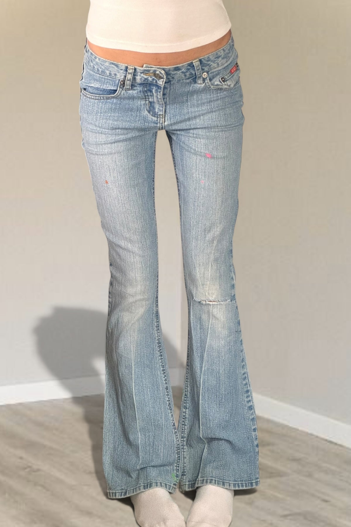 Lågmidjade jeans stl: XS