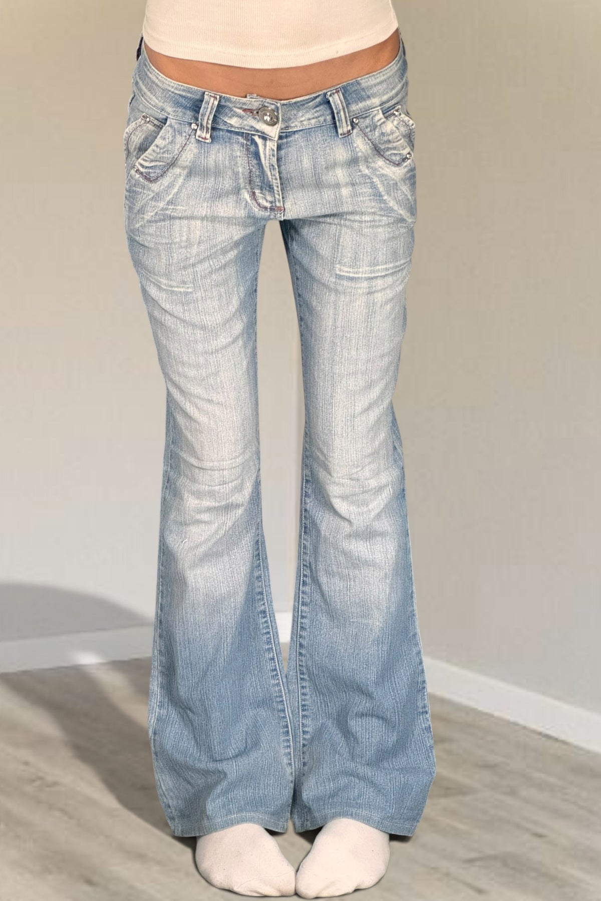 Lågmidjade jeans stl: XS