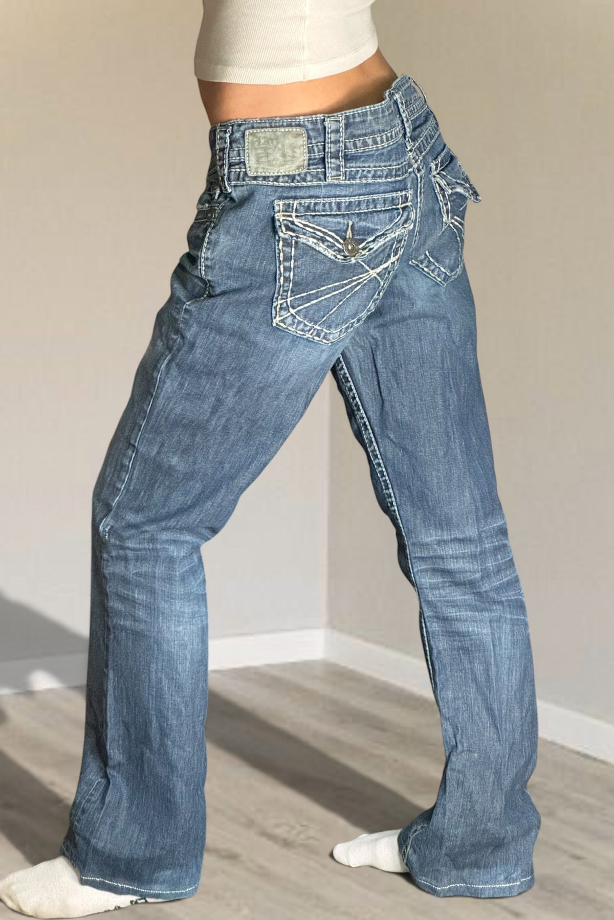 Lågmidjade jeans stl: M/L