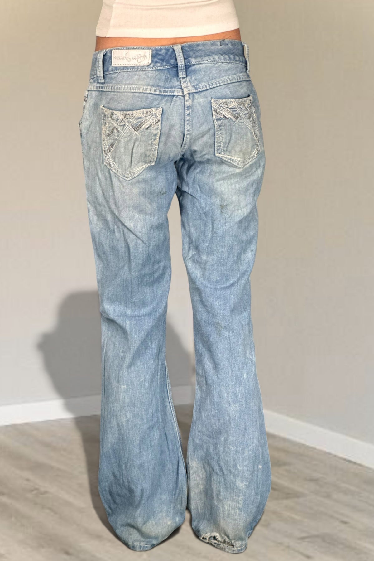Lågmidjade jeans stl: S