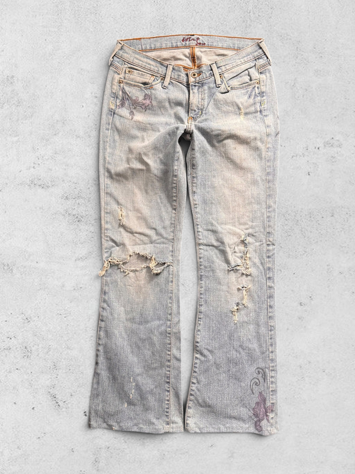 Lågmidjade jeans stl: S