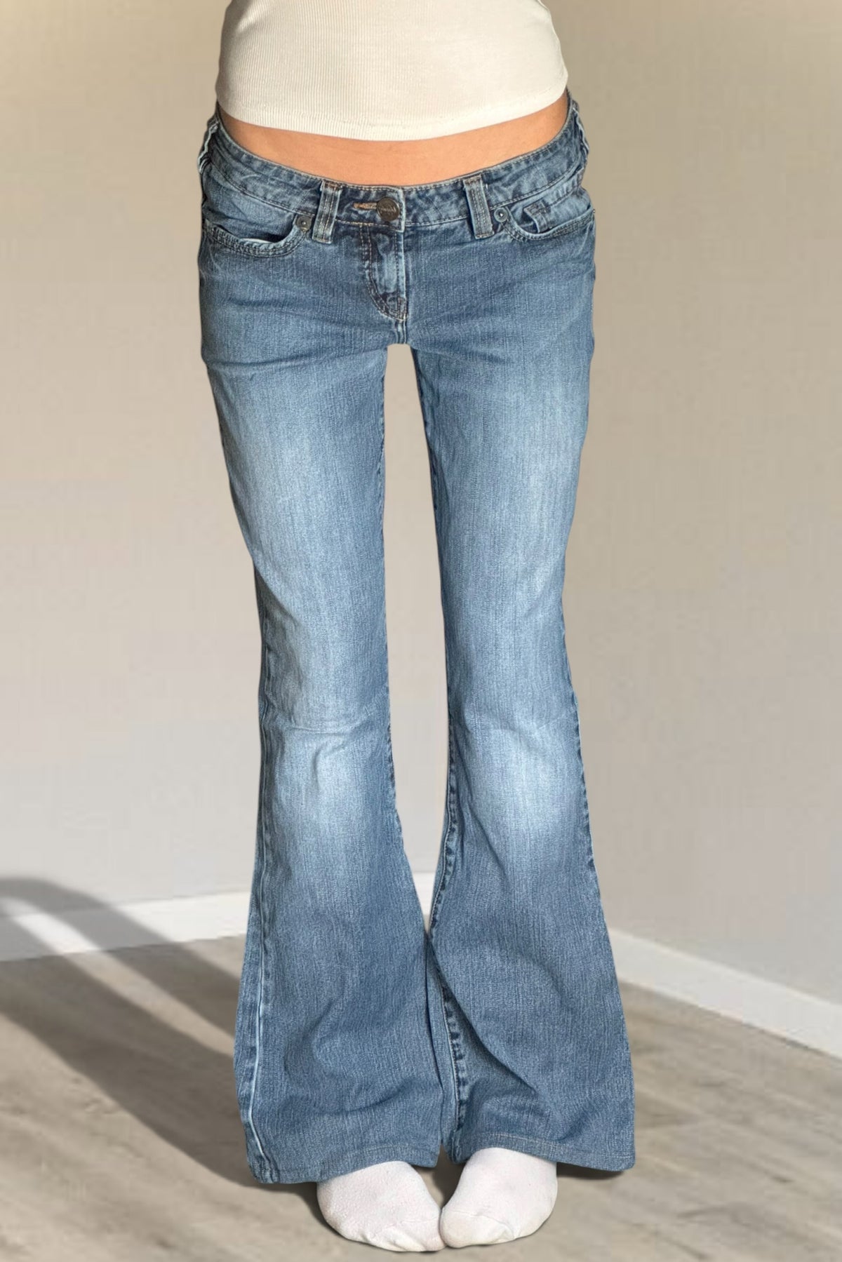 Lågmidjade jeans stl: S