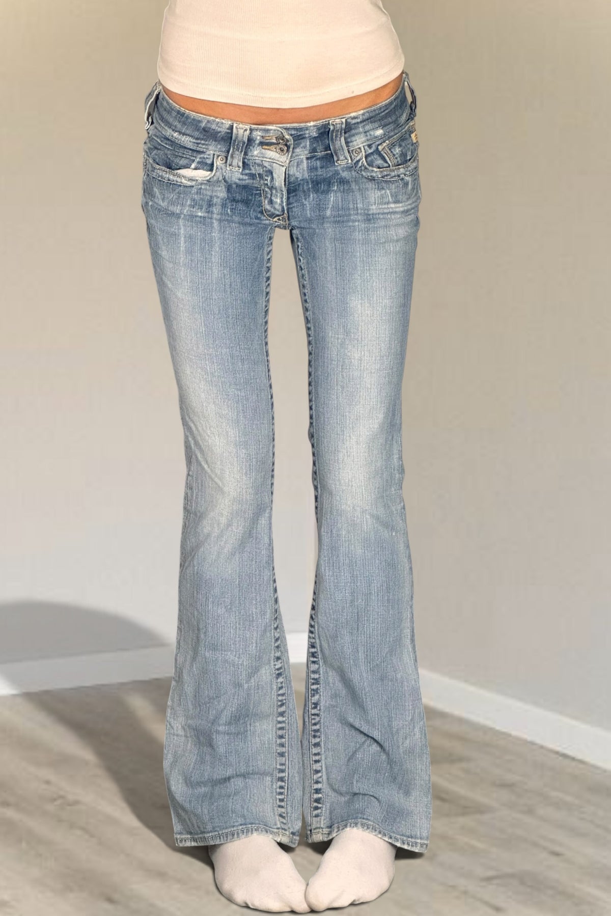 Lågmidjade jeans stl: XXS