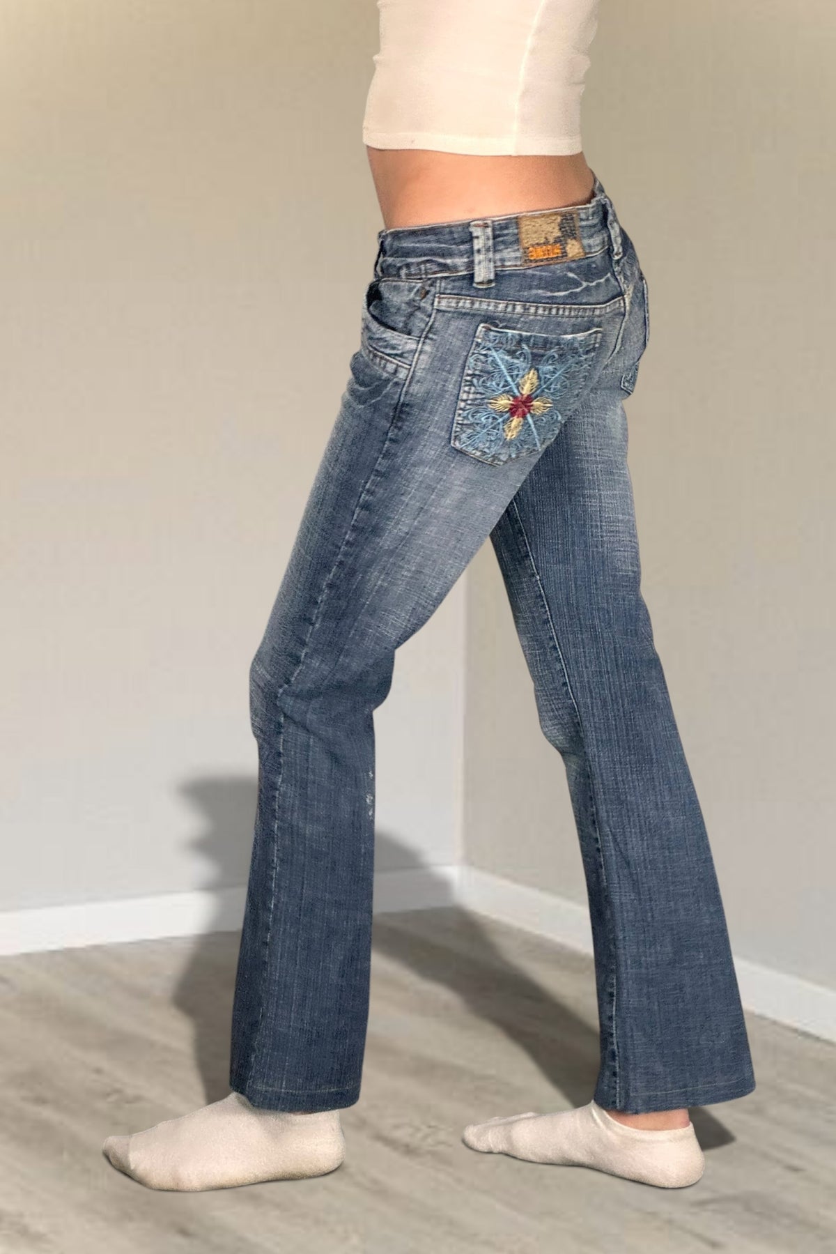 Lågmidjade jeans stl: XS