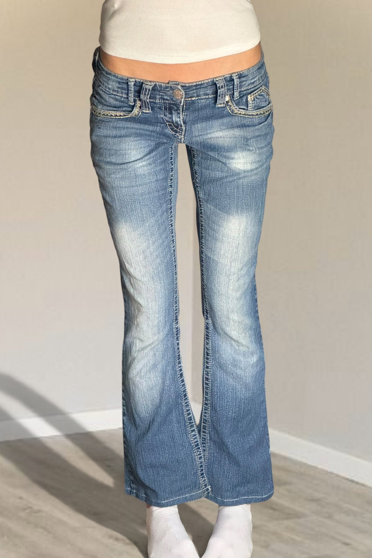 Lågmidjade jeans stl: XS