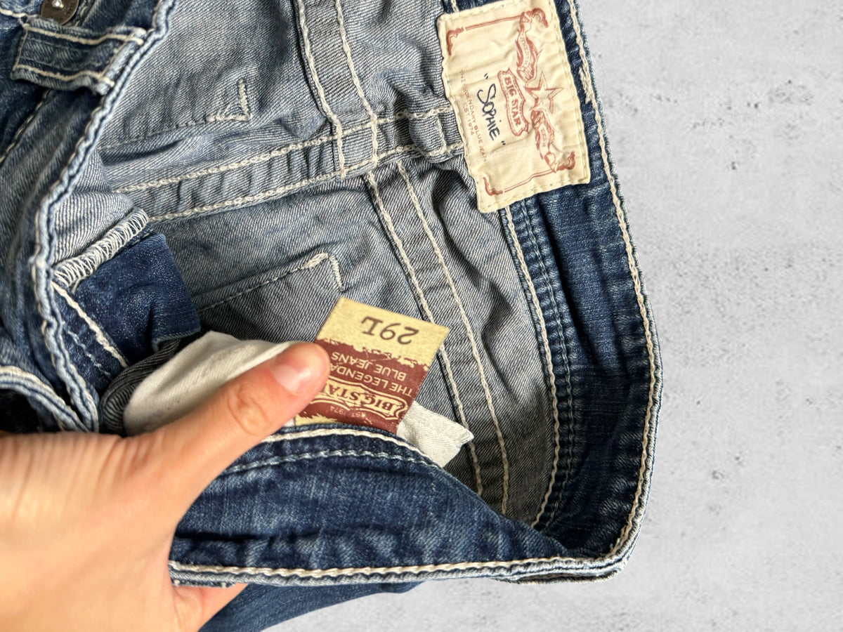 Lågmidjade jeans stl: S