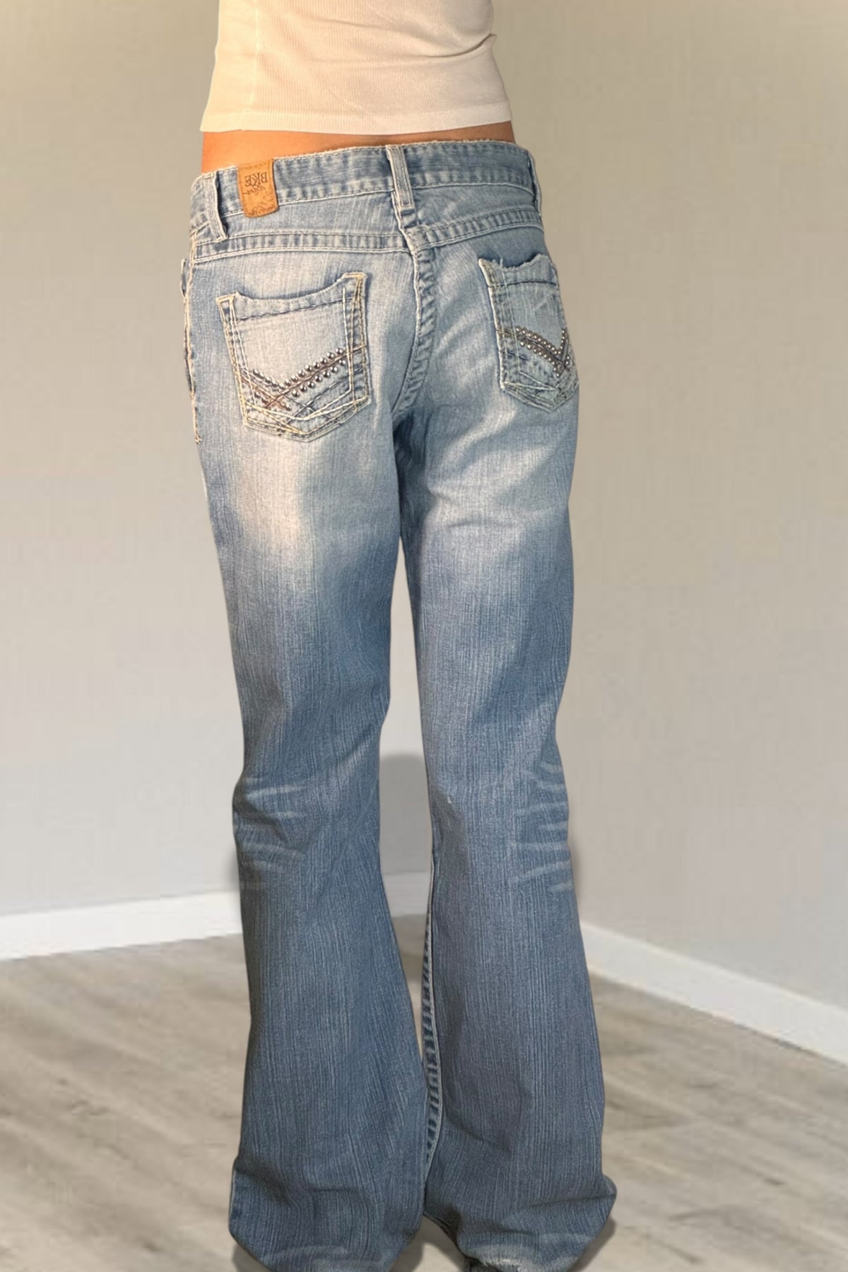 Lågmidjade jeans stl: S
