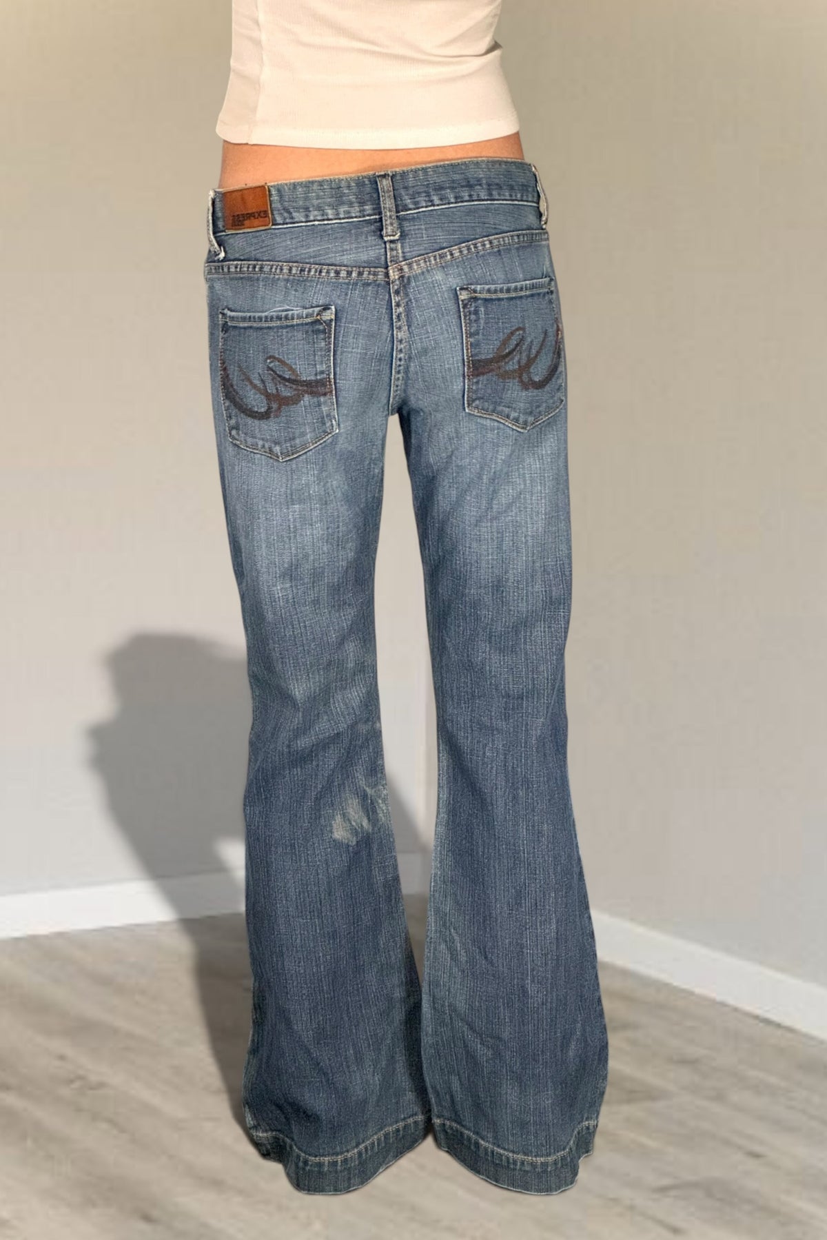 Lågmidjade jeans stl: S