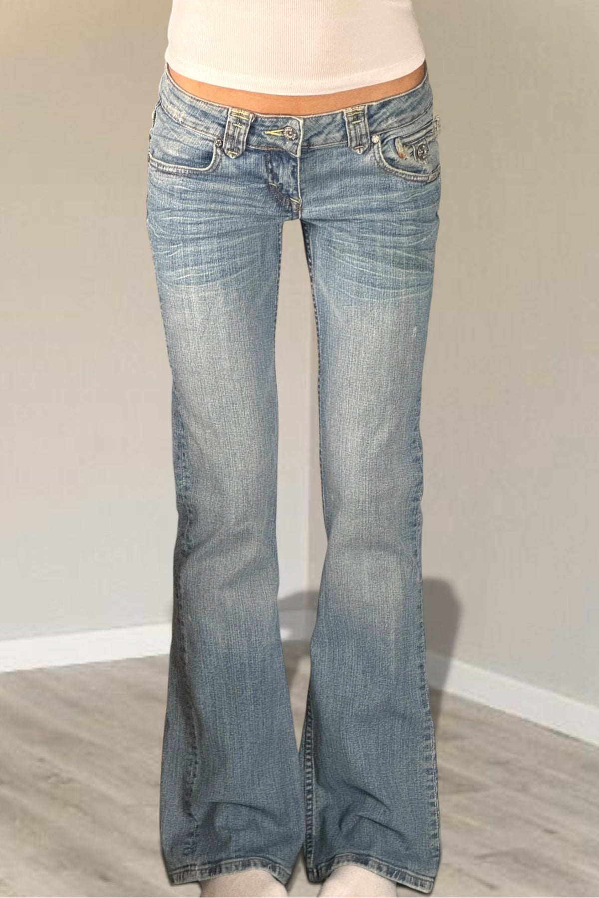 Lågmidjade jeans stl: S