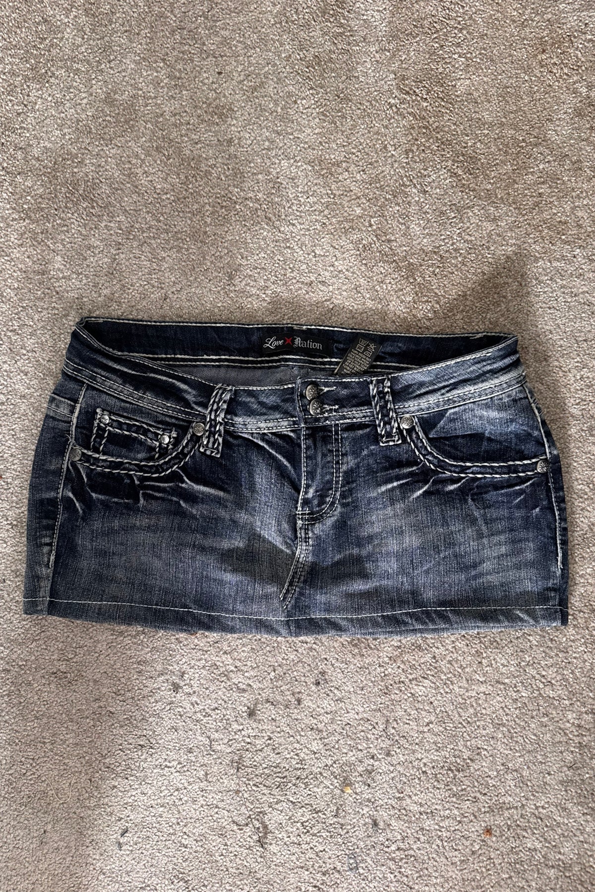 Jeans skirt size: S