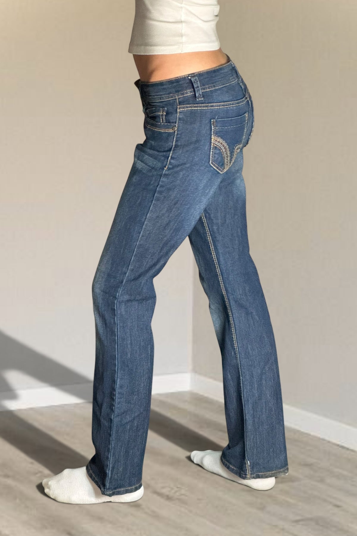 Lågmidjade jeans stl: XS