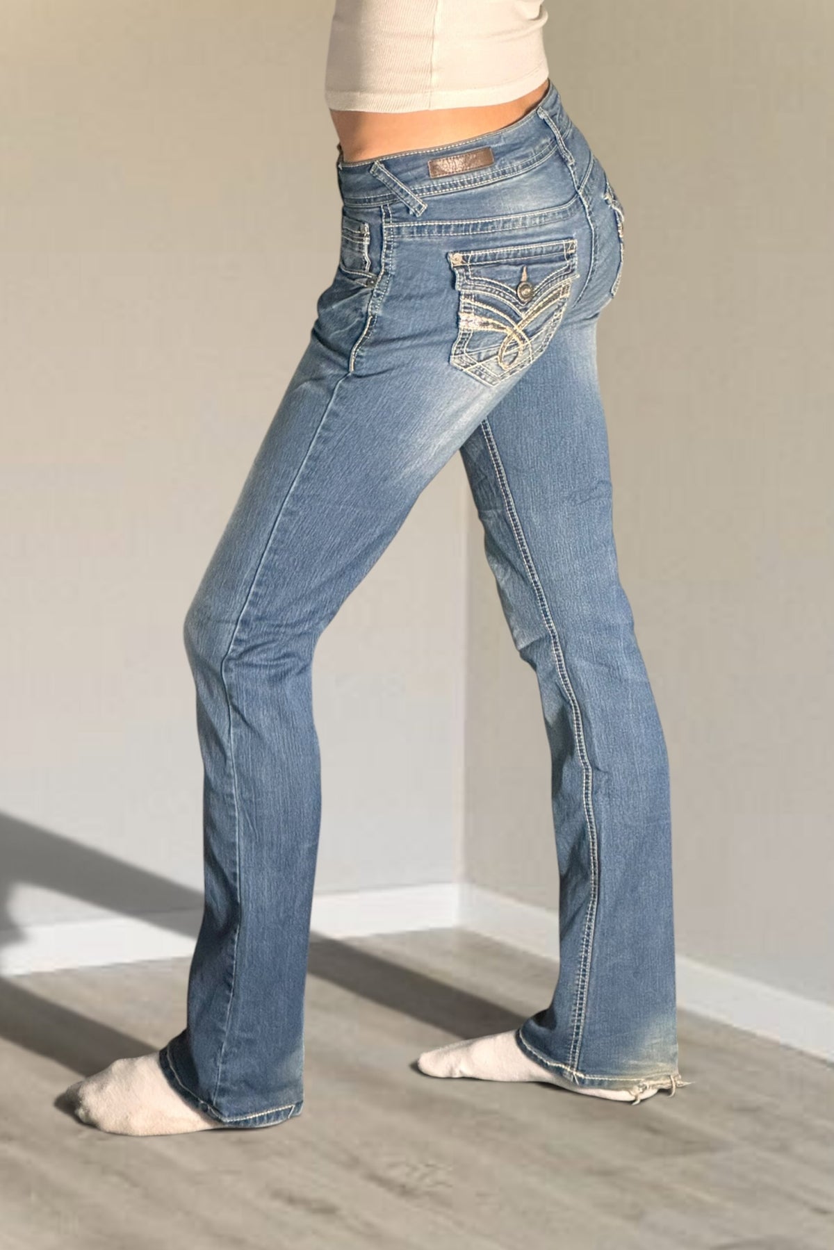 Lågmidjade jeans stl: XXS