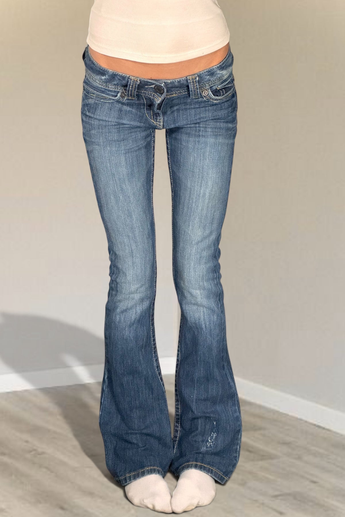 Lågmidjade jeans stl: XS