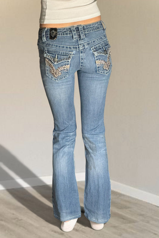 Lågmidjade jeans stl: XXS