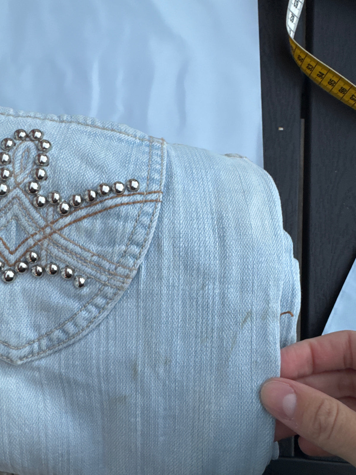Lågmidjade jeans stl: S