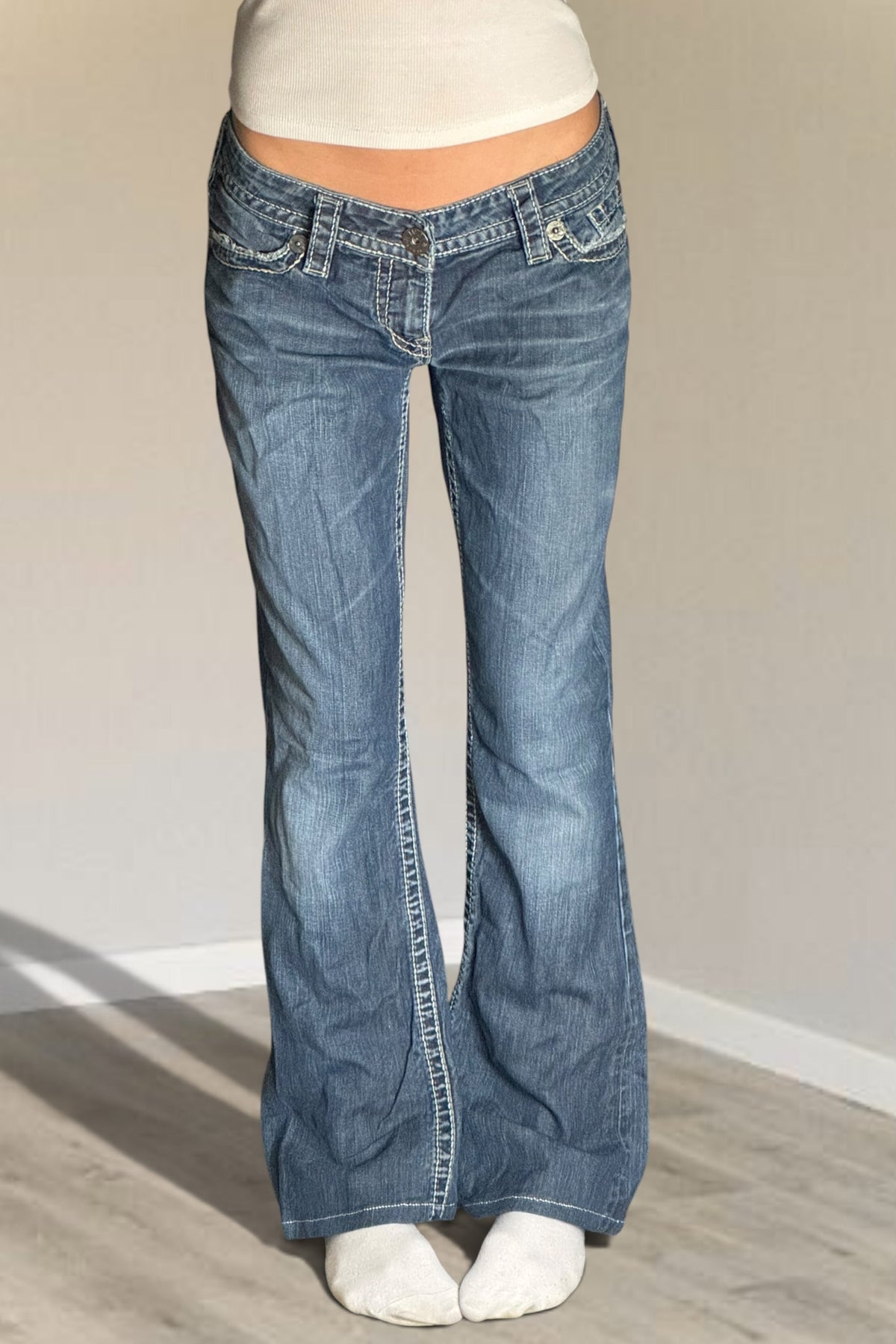 Lågmidjade jeans stl: M/L