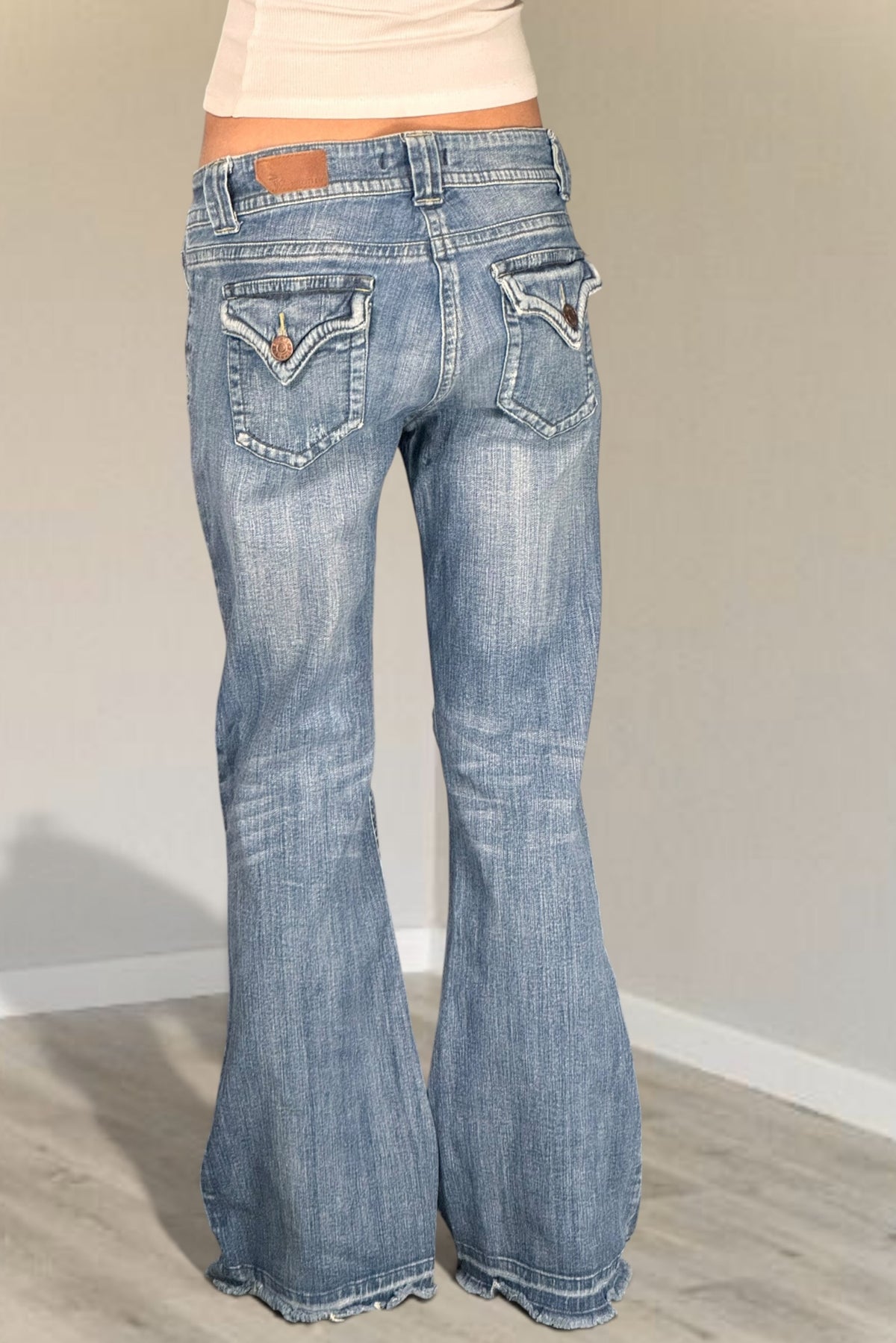 Lågmidjade jeans stl: S