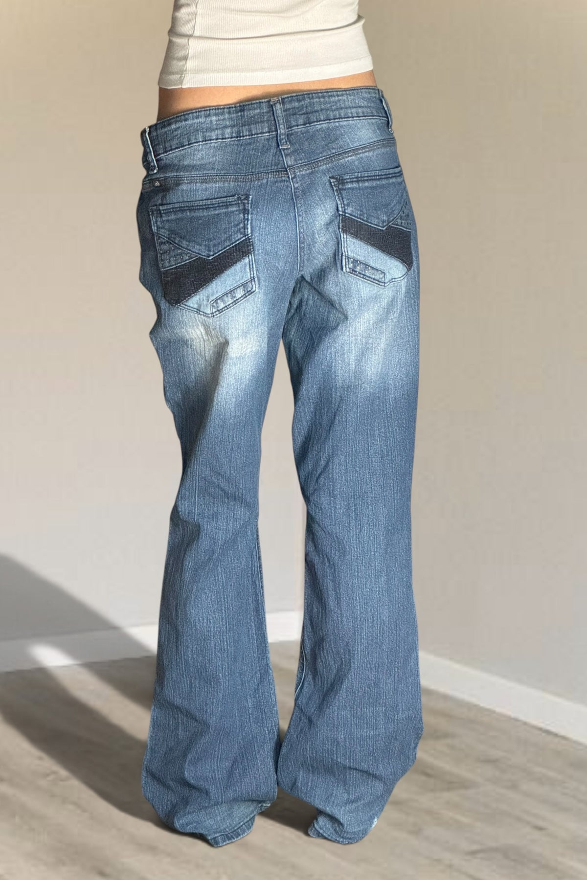 Lågmidjade jeans stl: L