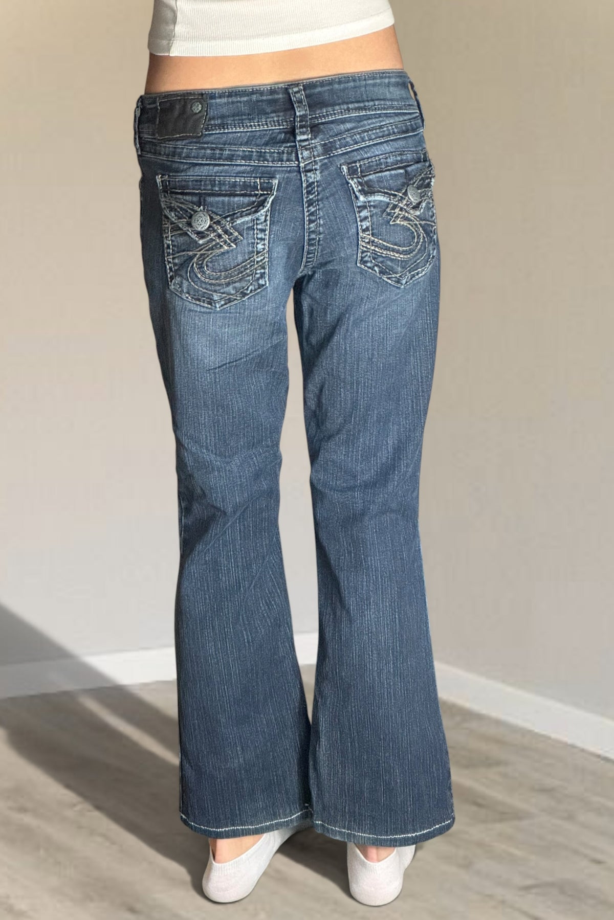 Lågmidjade jeans stl: S