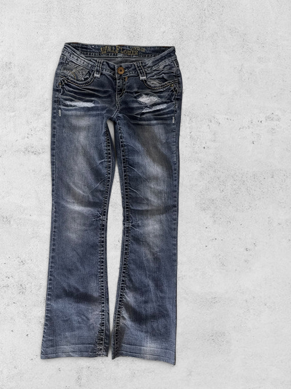 Low-rise jeans size: S