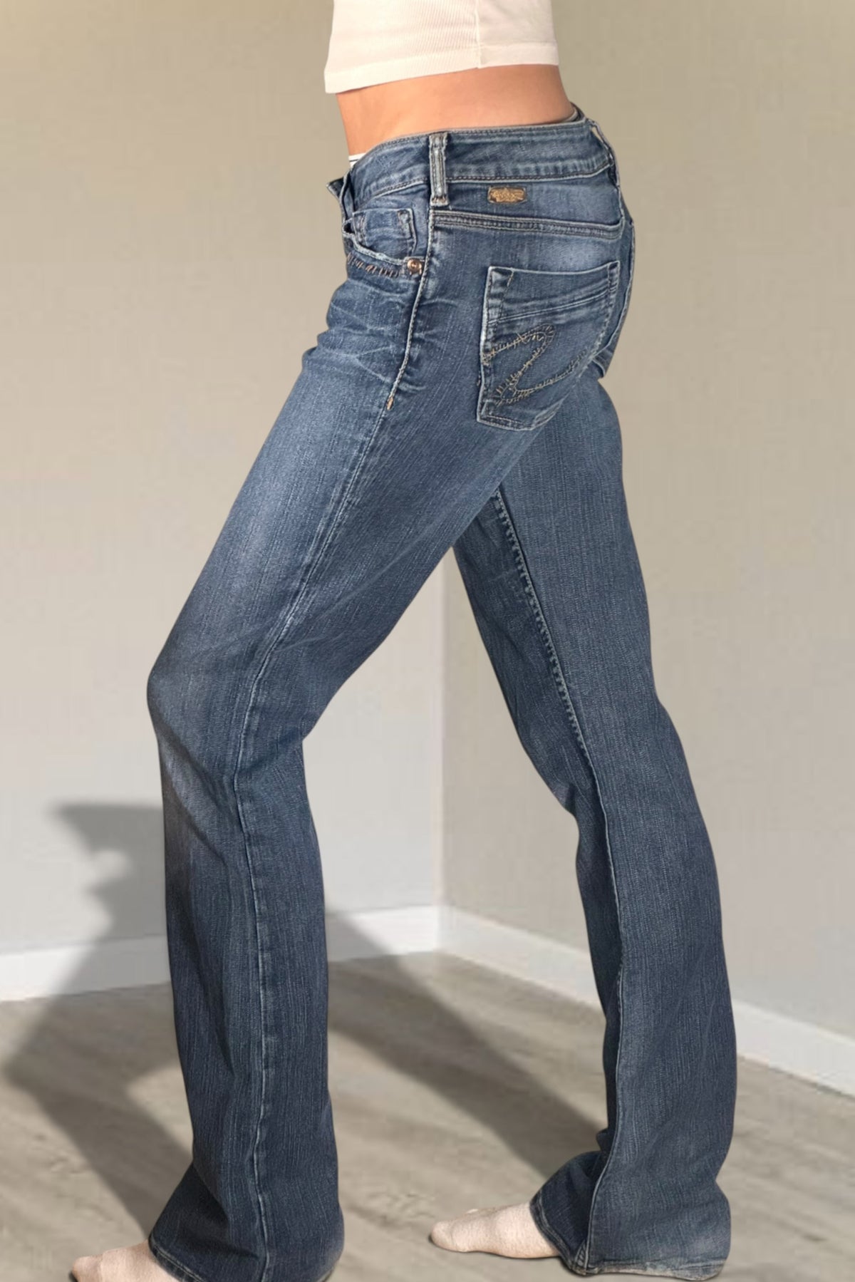 Low-rise jeans size: S