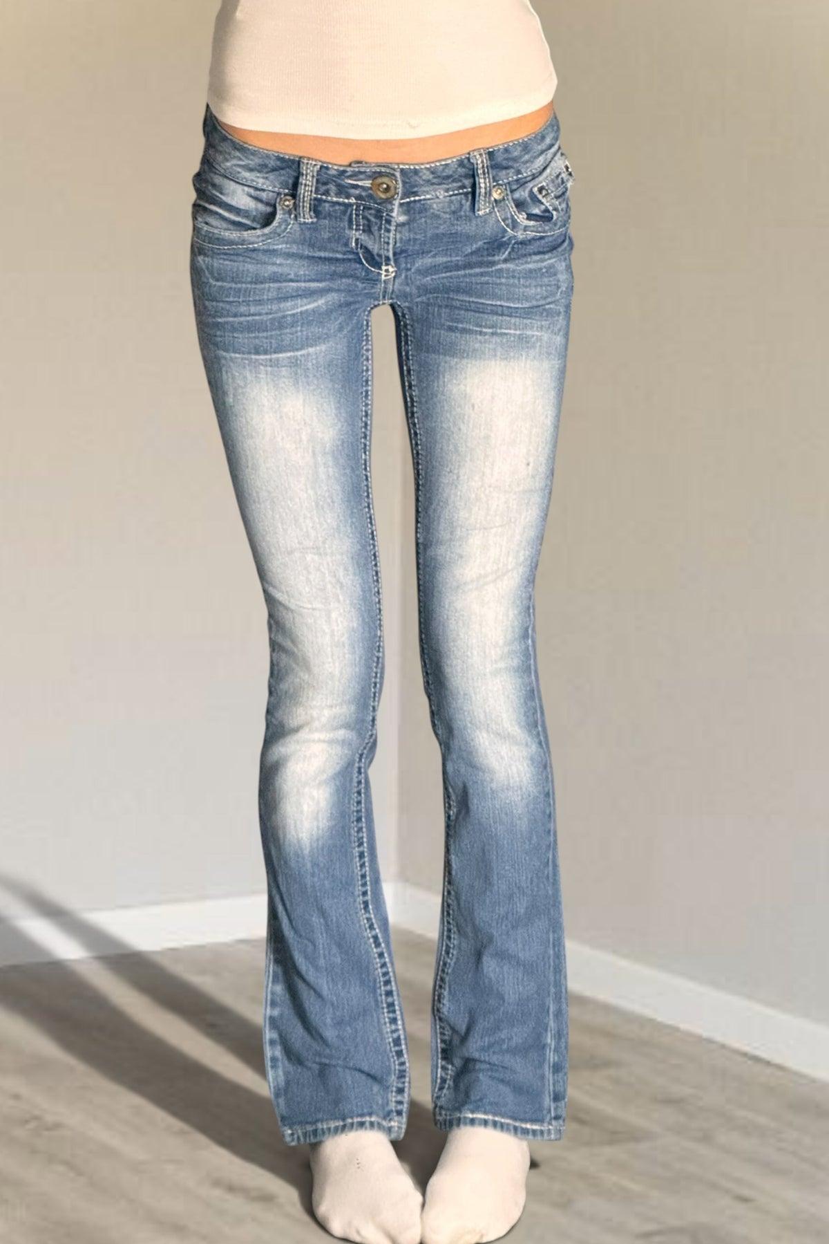 Lågmidjade jeans stl: XS