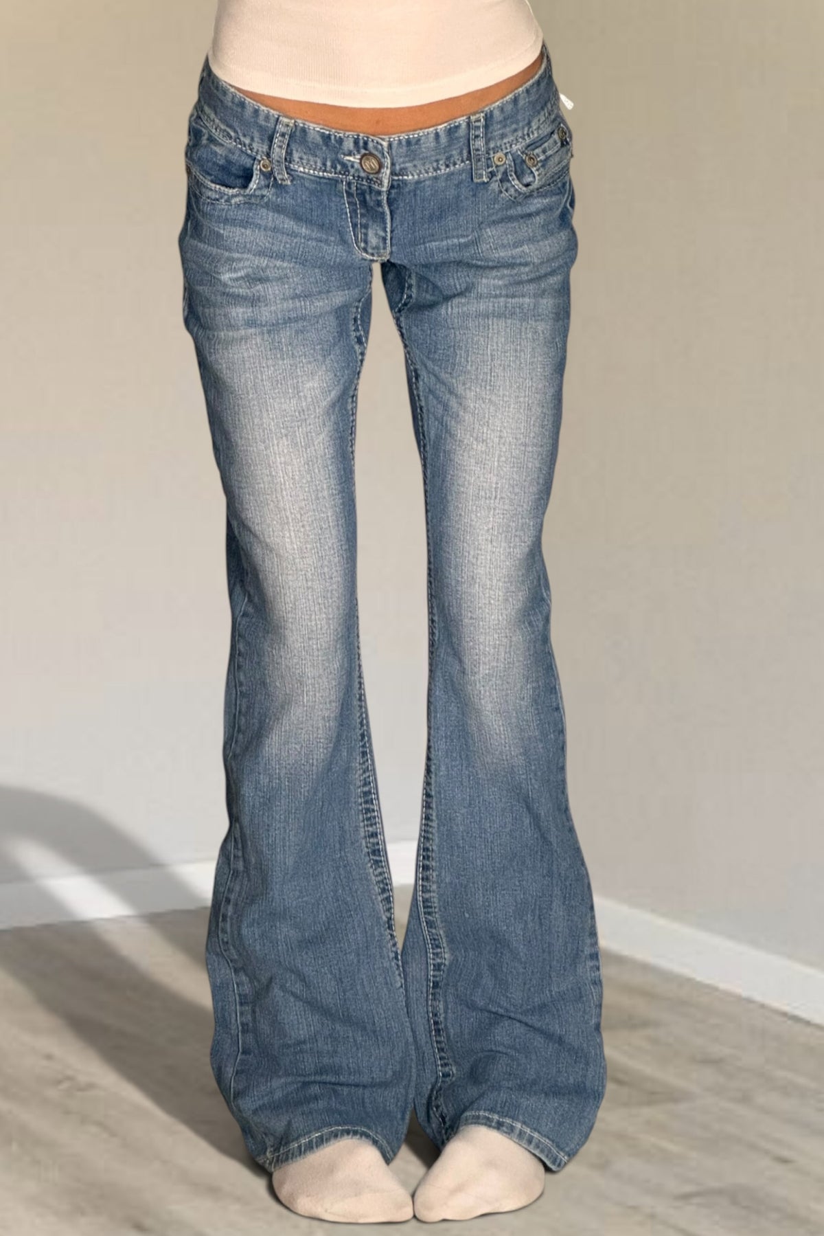 Lågmidjade jeans stl: S