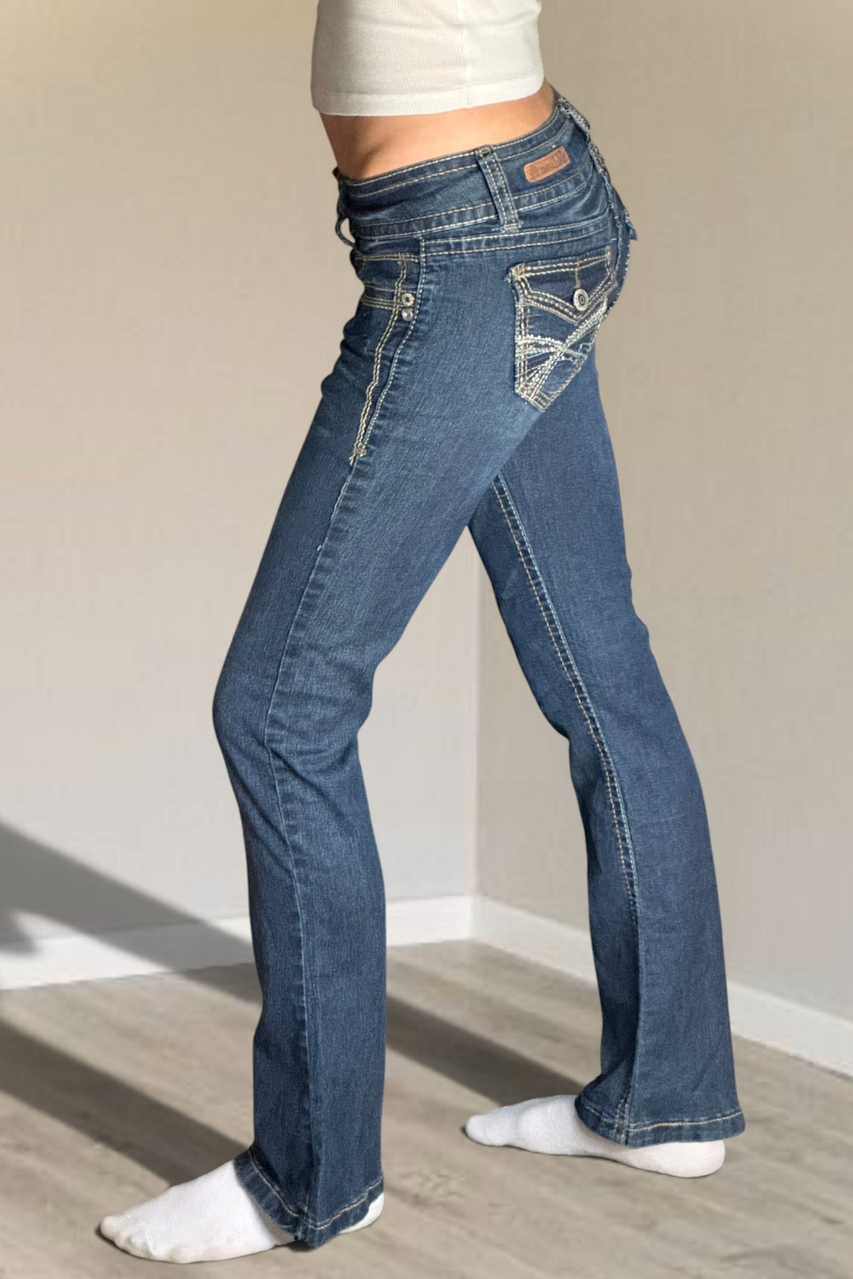Lågmidjade jeans stl: XXS