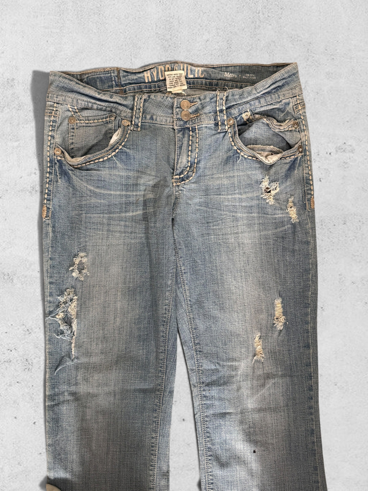 Lågmidjade jeans stl: M