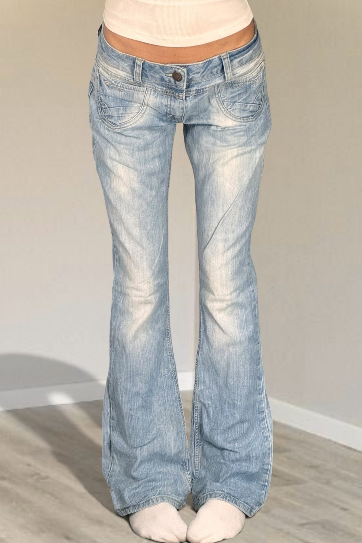 Lågmidjade jeans stl: S