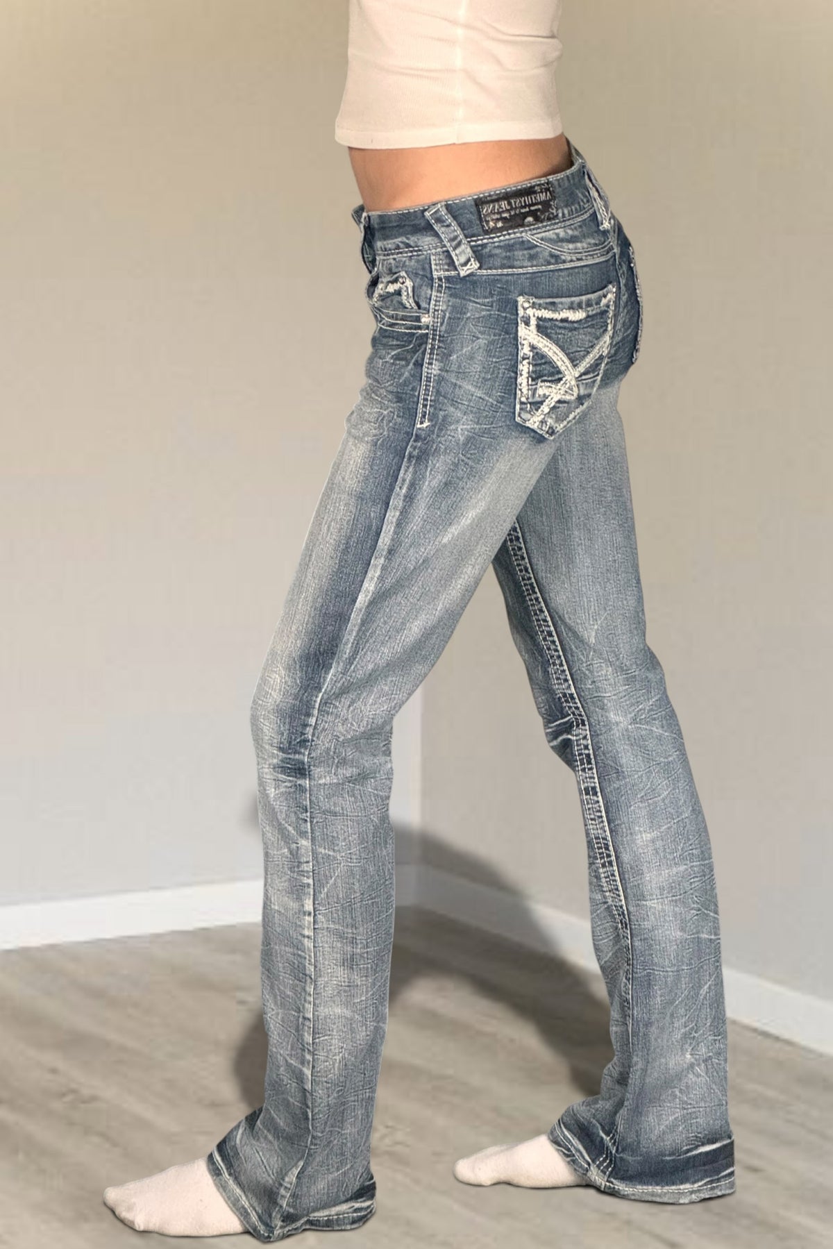 Lågmidjade jeans stl: XS