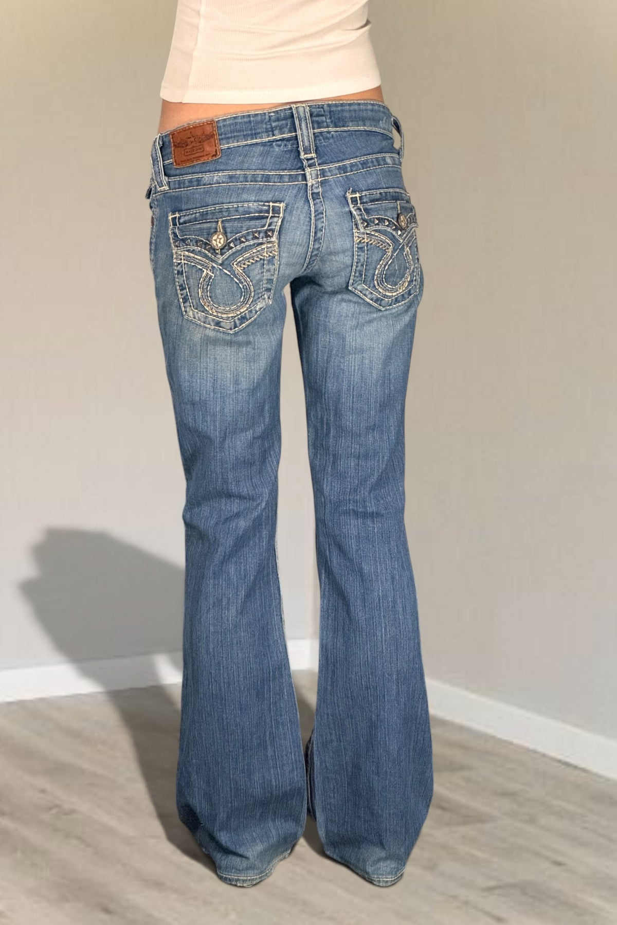 Lågmidjade jeans stl: S