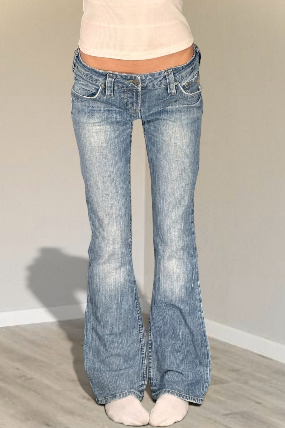 Lågmidjade jeans stl: S
