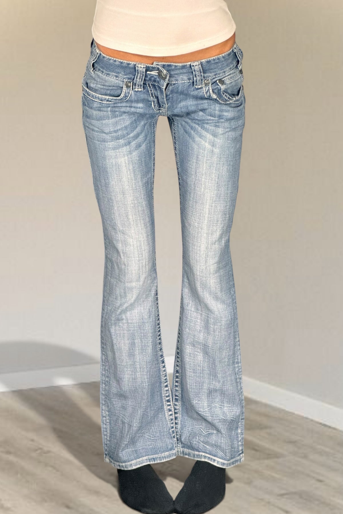 Lågmidjade jeans stl: XXS