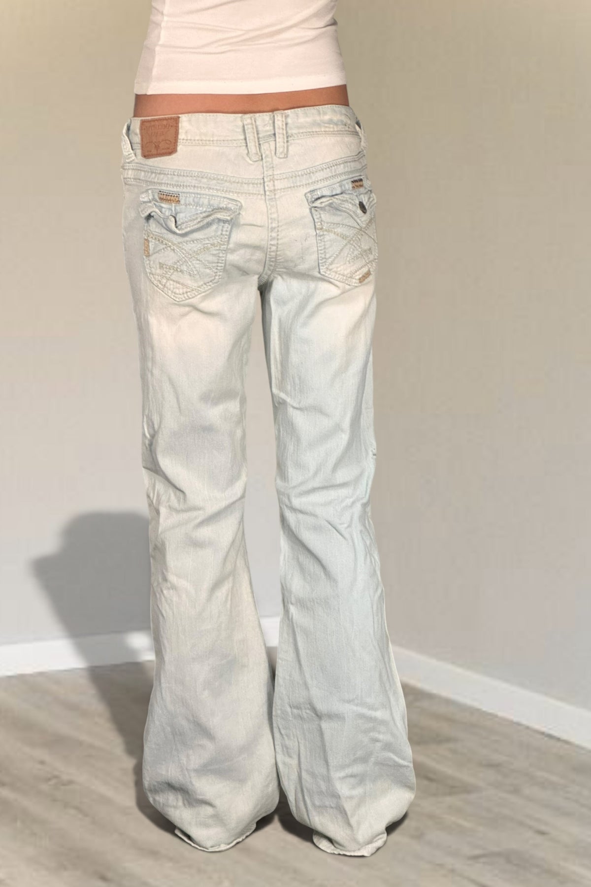Lågmidjade jeans stl: S