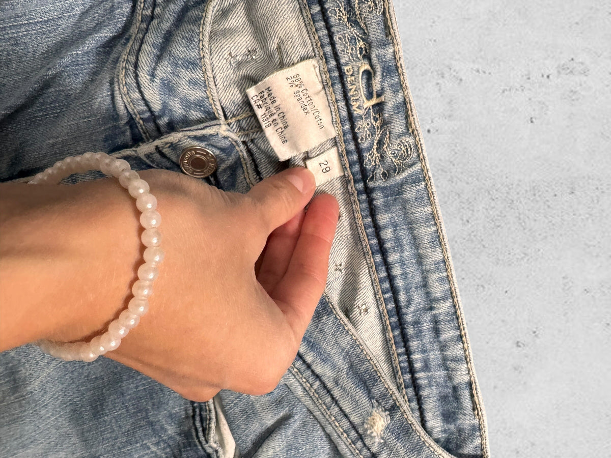 Lågmidjade jeans stl: S