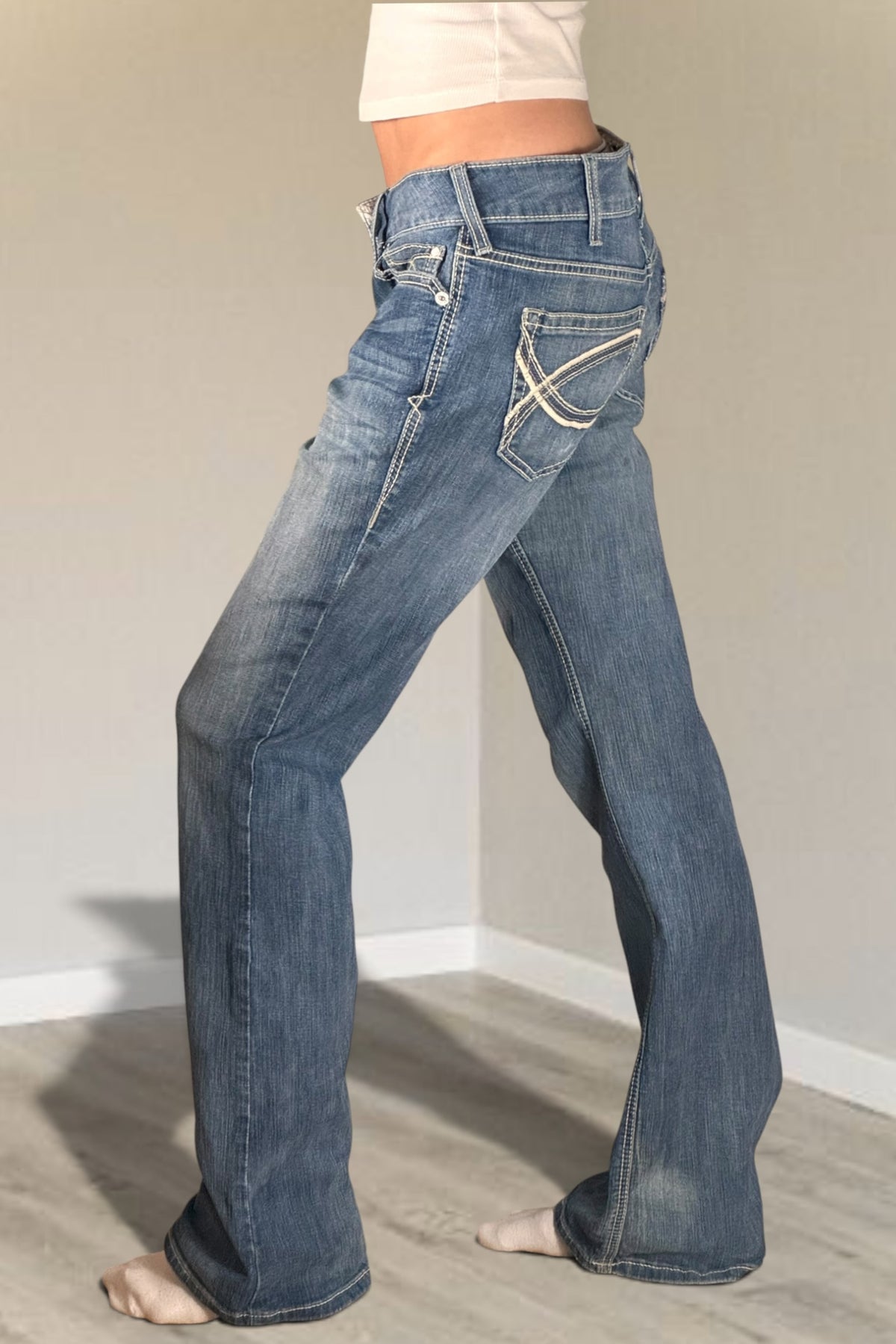 Flare jeans size: M