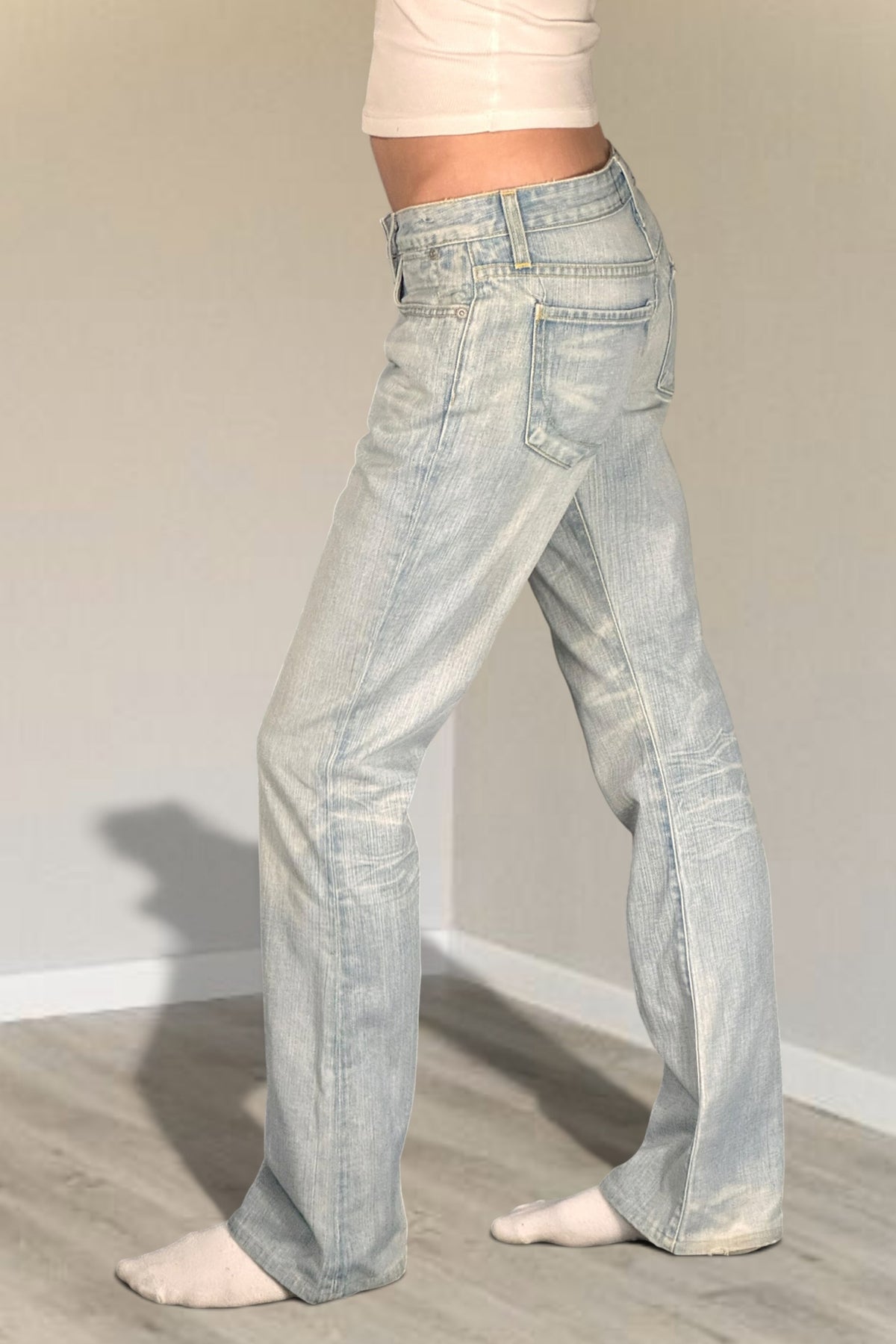 Lågmidjade jeans stl: XS