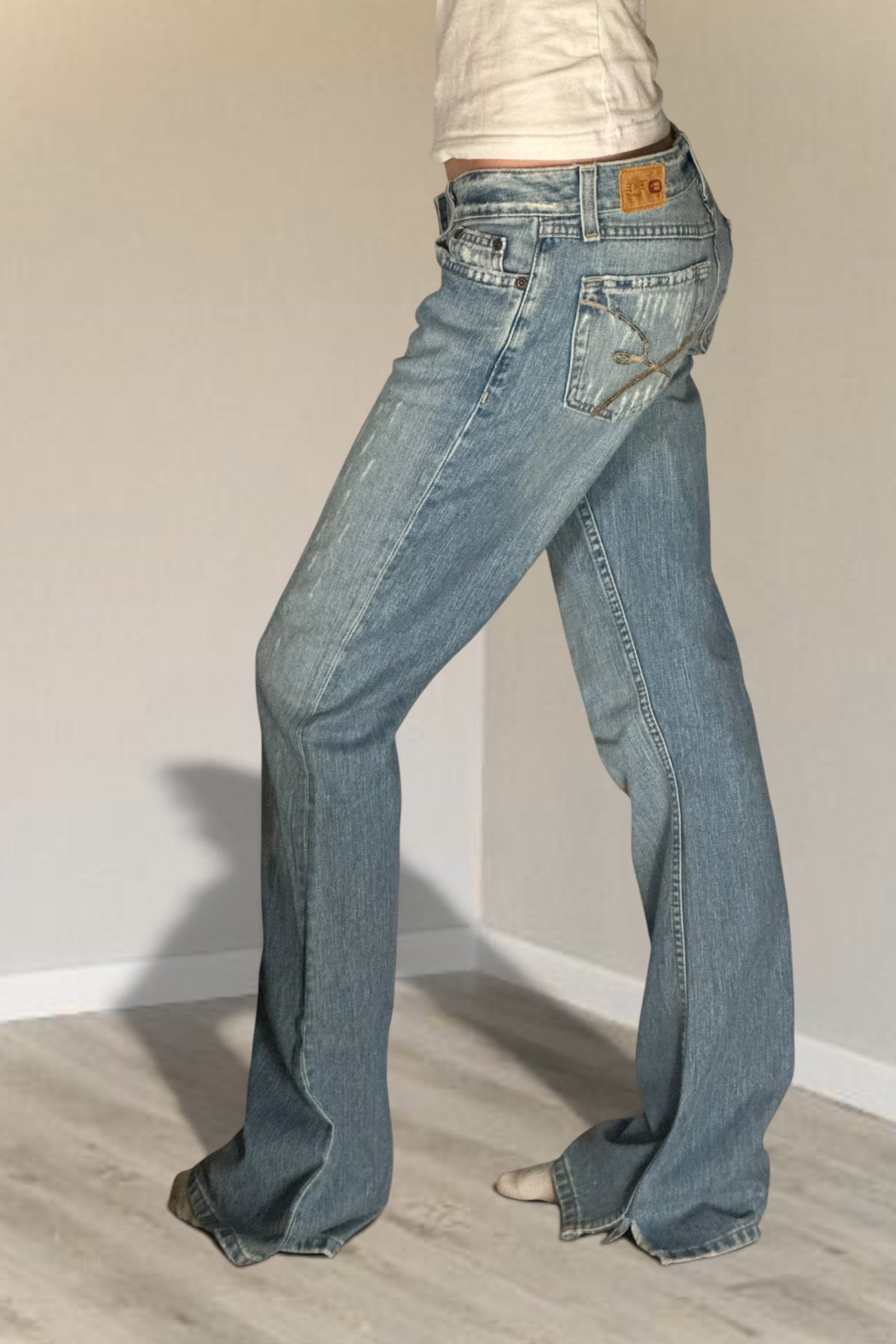 Lågmidjade jeans stl: S
