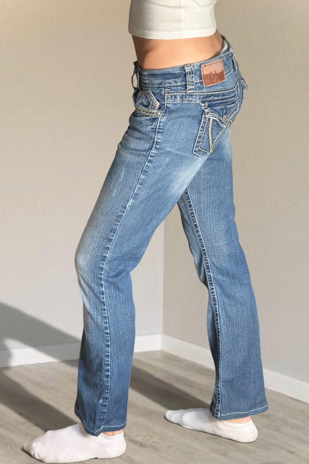 Lågmidjade jeans stl: XS