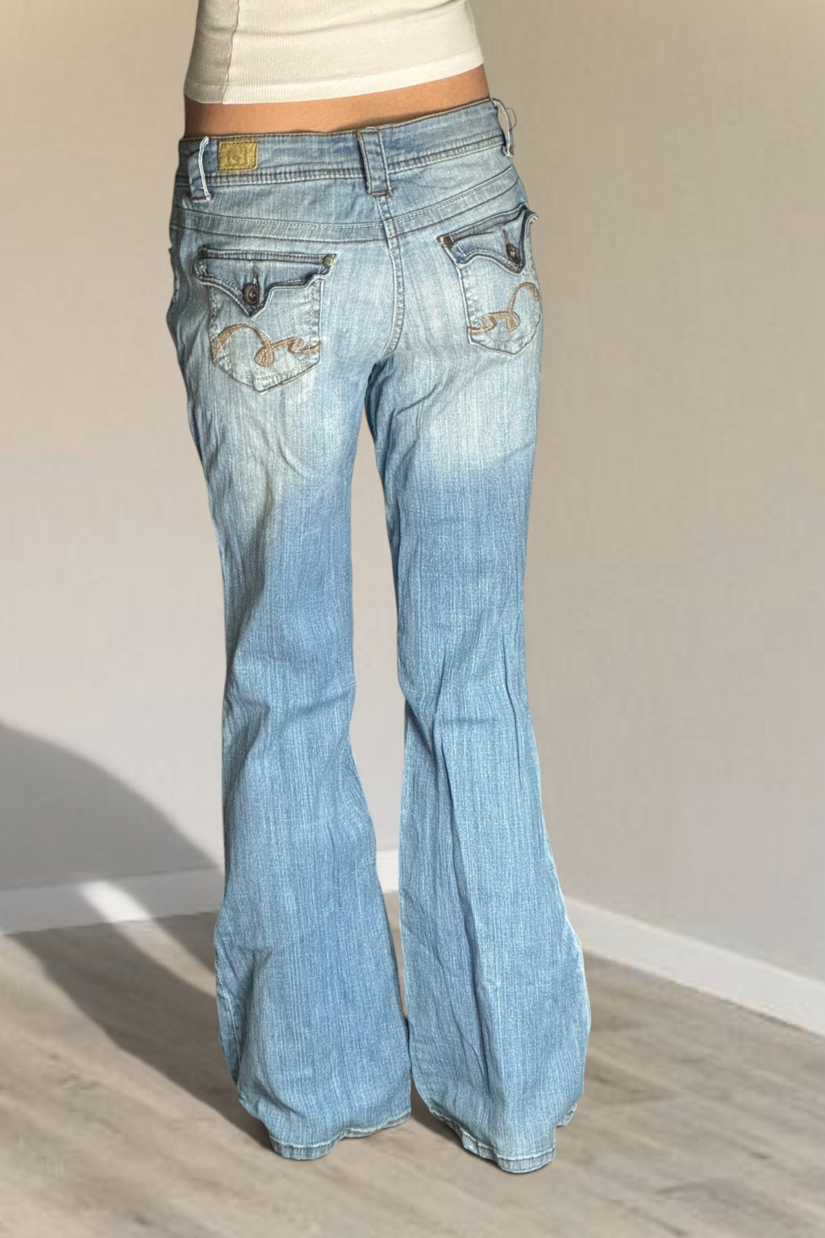 Lågmidjade jeans stl: S