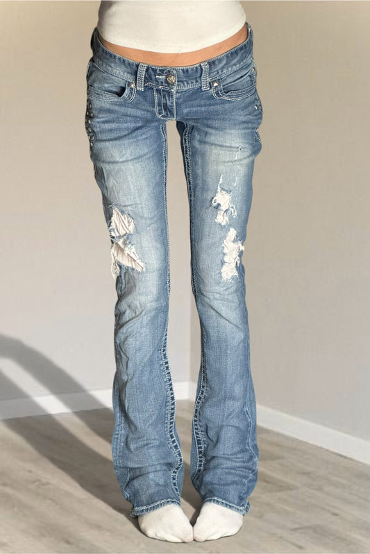 Lågmidjade jeans stl: S