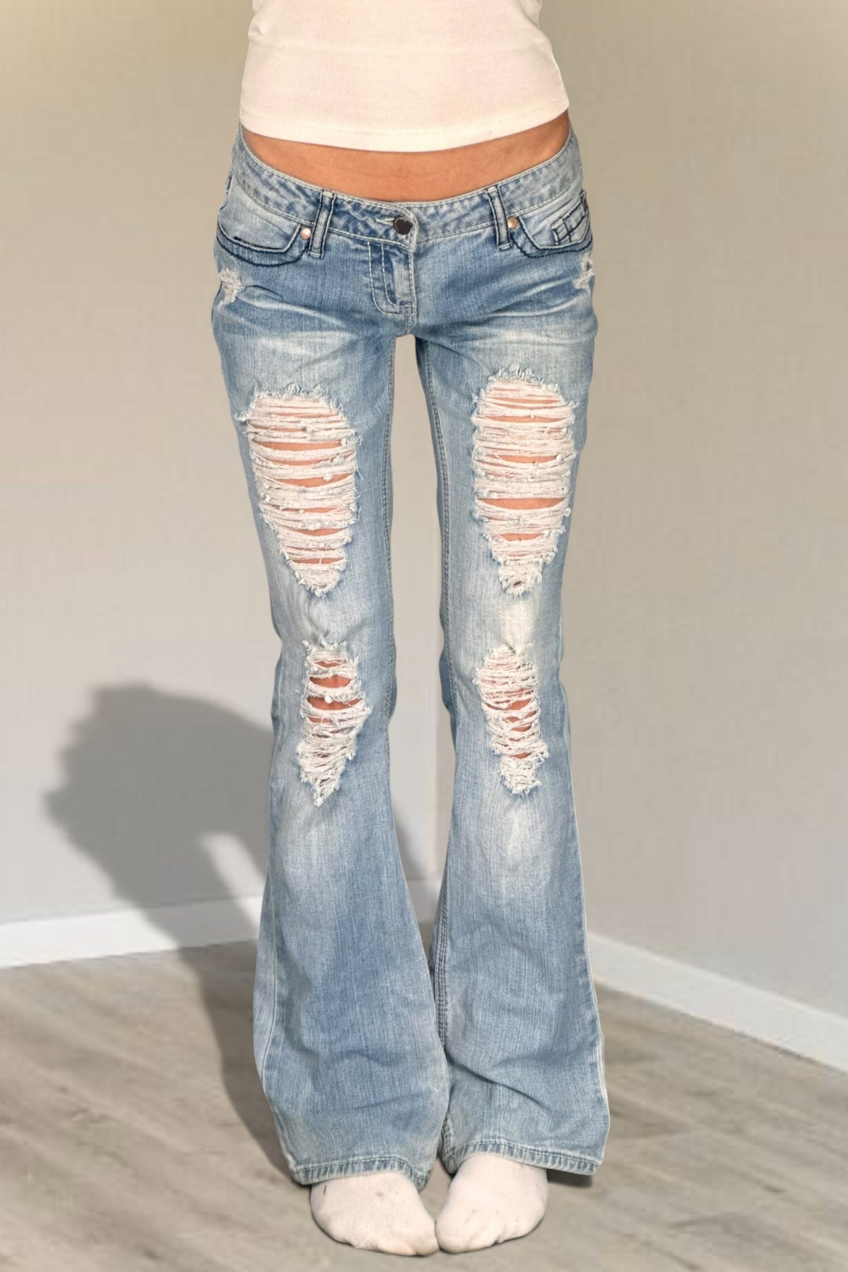 Lågmidjade jeans stl: XS