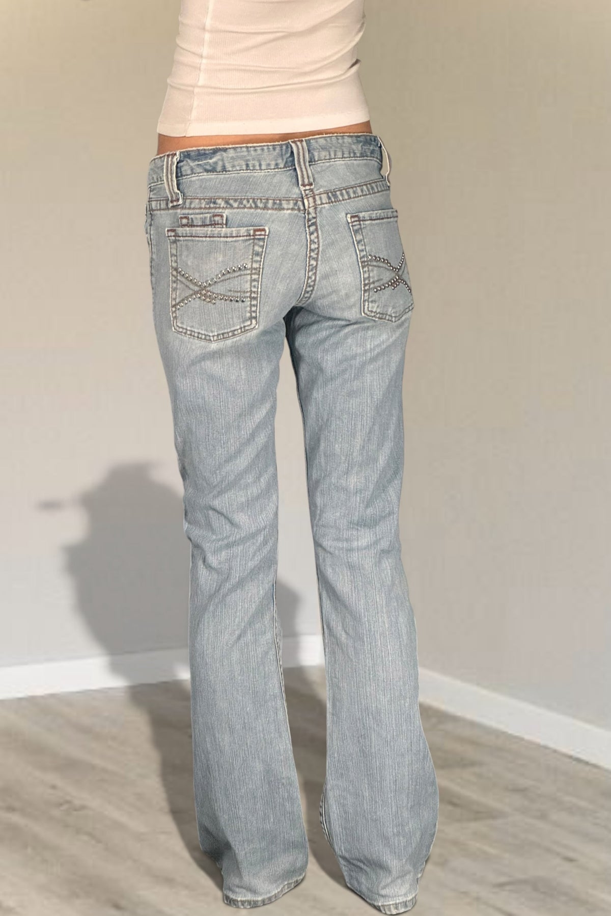 Lågmidjade jeans stl: S